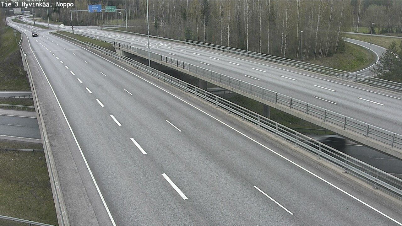 Weather Camera Image Väg 3 Hyvinge, Noppo, Hyvinkää, Uusimaa