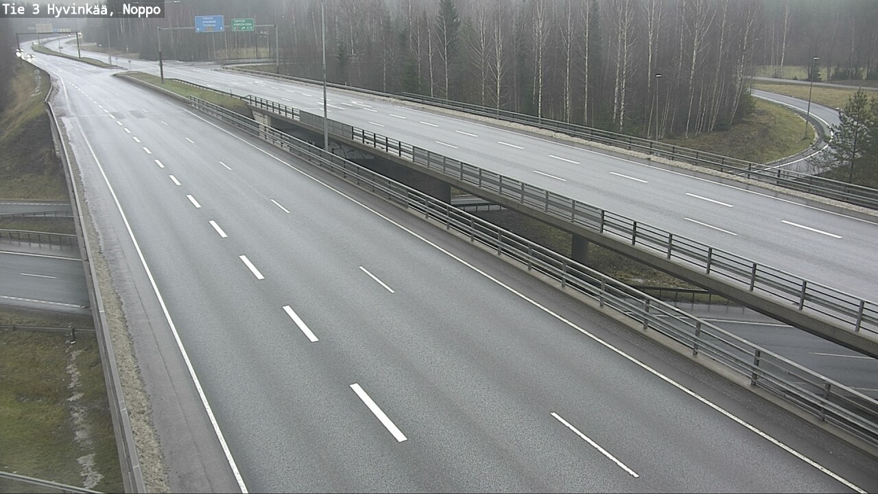 Weather Camera Image Väg 3 Hyvinge, Noppo, Hyvinkää, Uusimaa