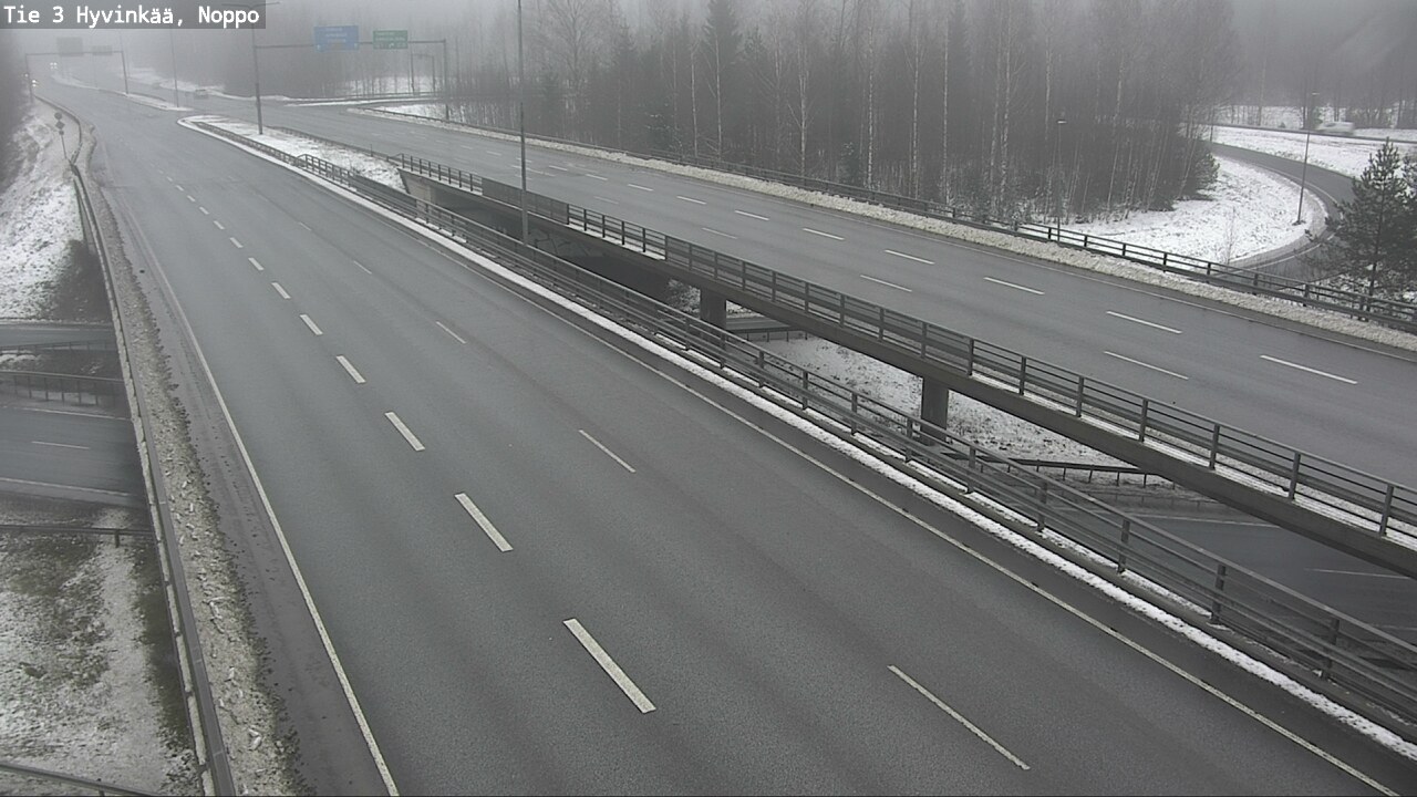 Weather Camera Image Road 3 Hyvinkää, Noppo, Hyvinkää, Uusimaa