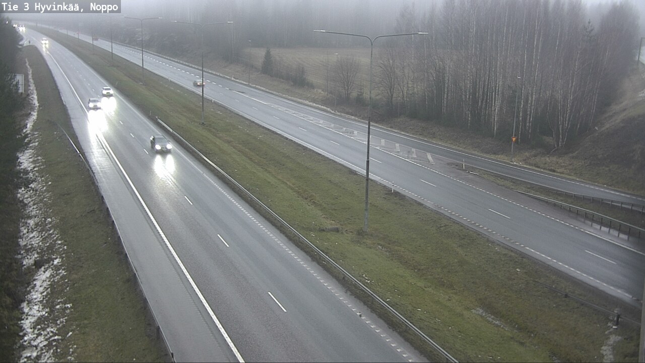 Weather Camera Image Väg 3 Hyvinge, Noppo, Hyvinkää, Uusimaa