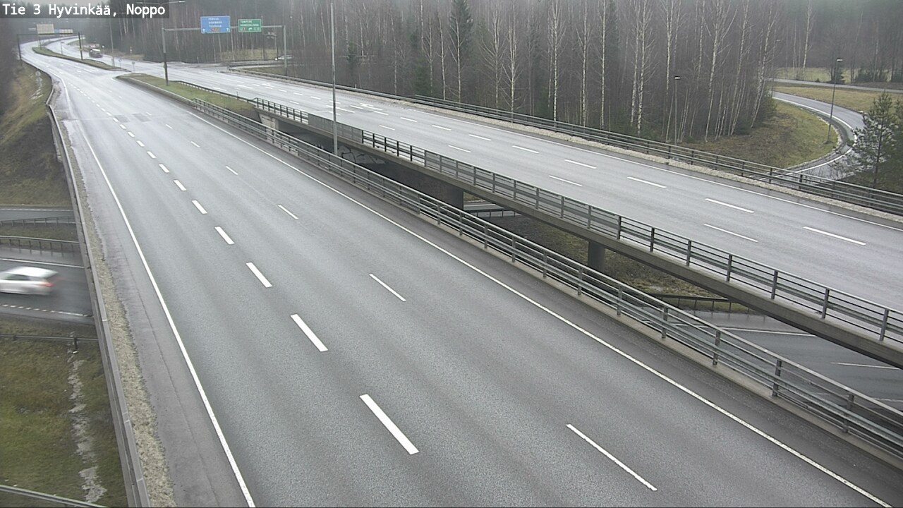 Weather Camera Image Väg 3 Hyvinge, Noppo, Hyvinkää, Uusimaa
