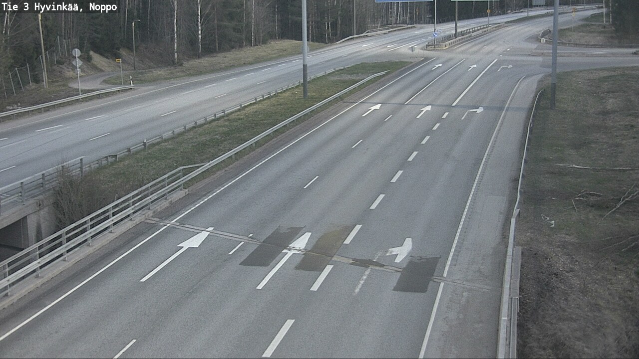 Weather Camera Image Road 3 Hyvinkää, Noppo, Hyvinkää, Uusimaa