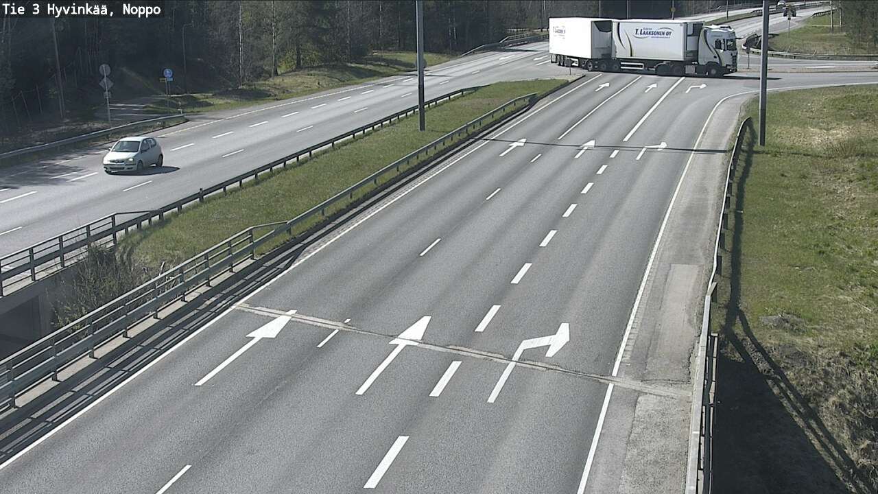 Weather Camera Image Road 3 Hyvinkää, Noppo, Hyvinkää, Uusimaa