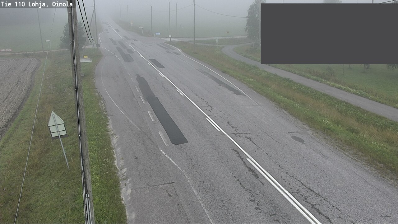 Weather Camera Image Väg 110 Lojo, Oinola, Lohja, Uusimaa
