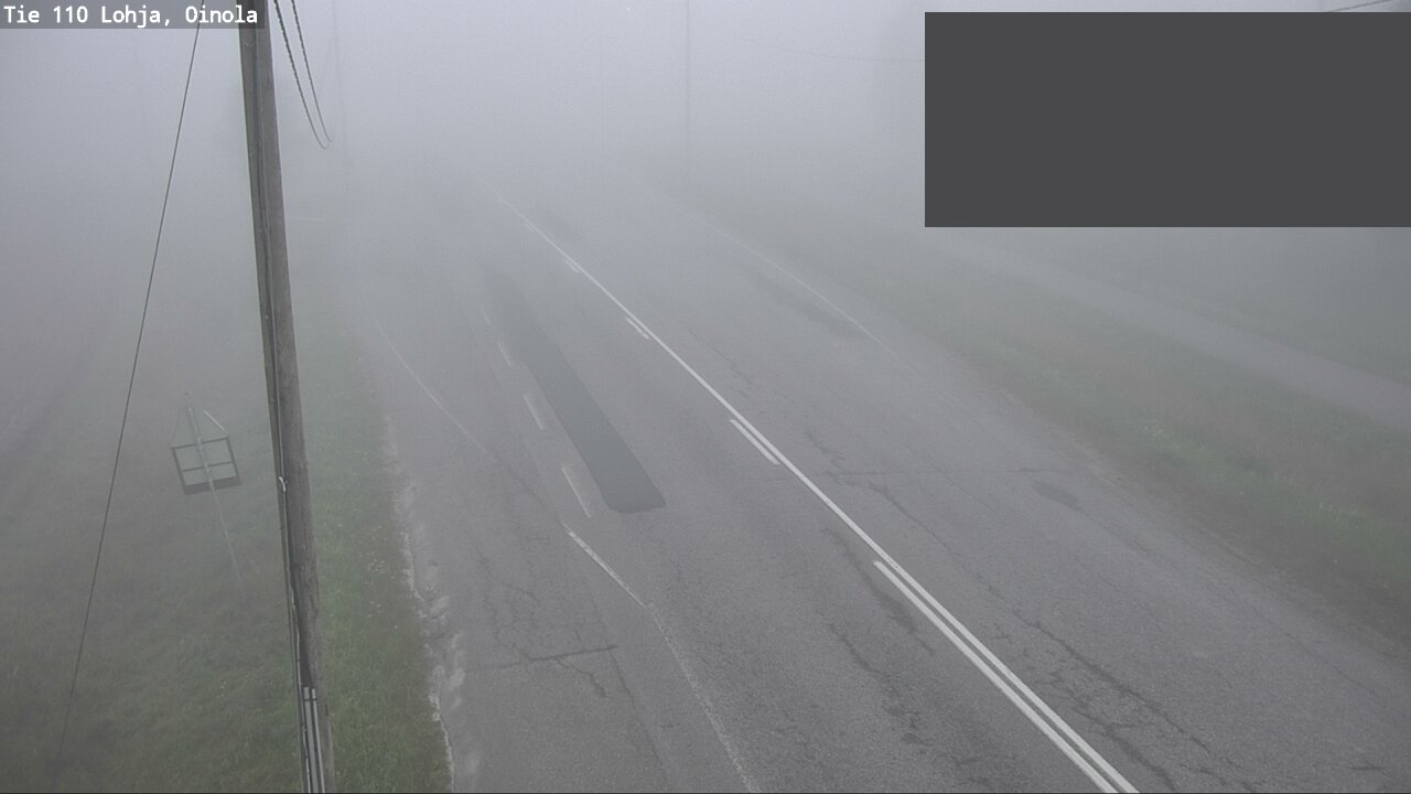 Weather Camera Image Väg 110 Lojo, Oinola, Lohja, Uusimaa