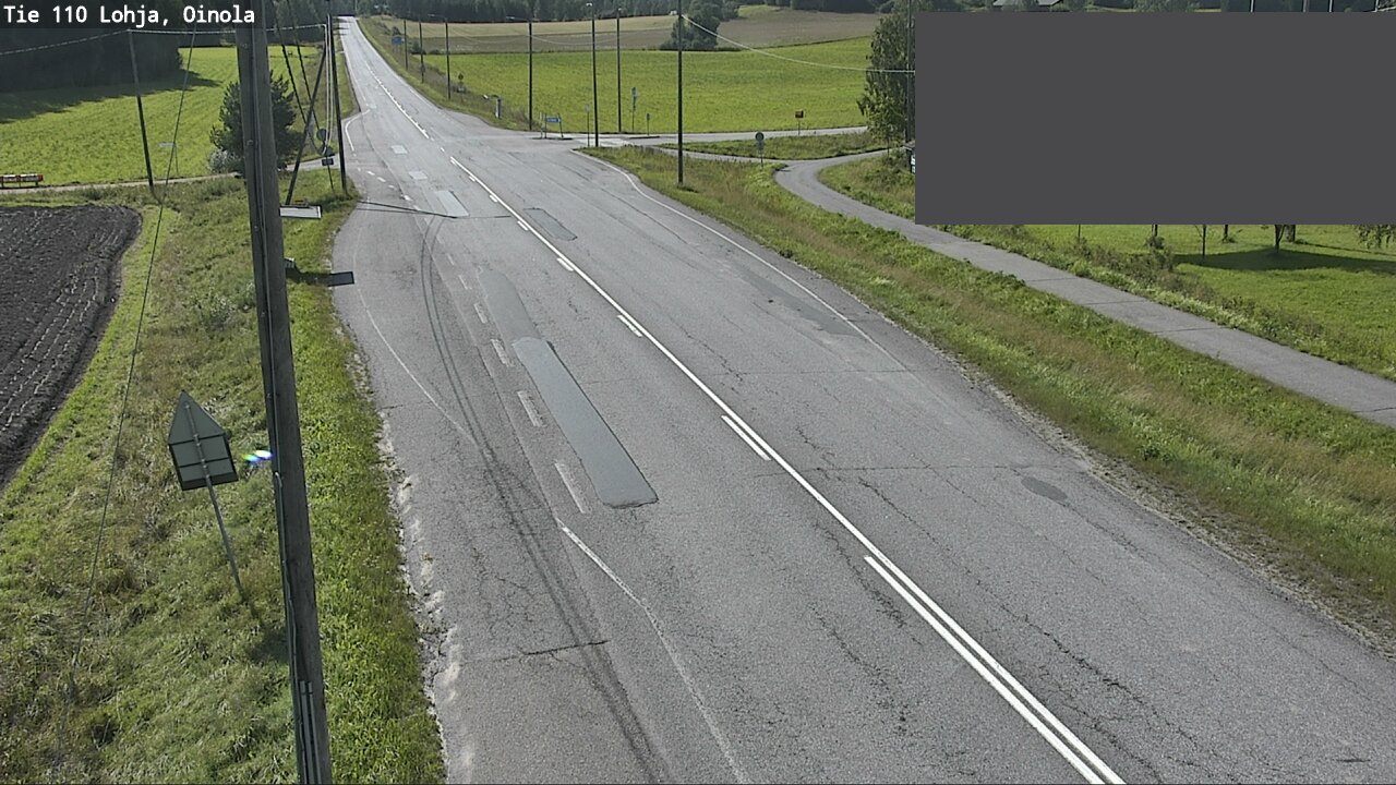 Weather Camera Image Väg 110 Lojo, Oinola, Lohja, Uusimaa