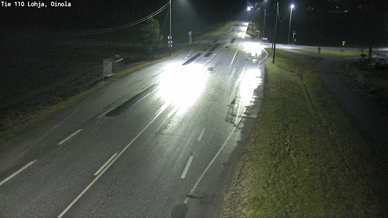Weather Camera Image Väg 110 Lojo, Oinola, Lohja, Uusimaa