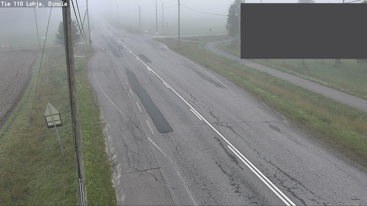 Weather Camera Image Väg 110 Lojo, Oinola, Lohja, Uusimaa