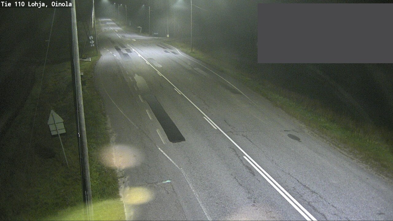 Weather Camera Image Väg 110 Lojo, Oinola, Lohja, Uusimaa