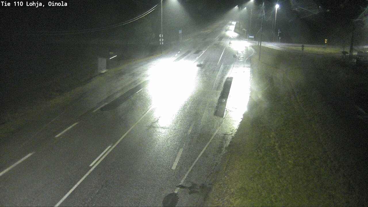 Weather Camera Image Väg 110 Lojo, Oinola, Lohja, Uusimaa