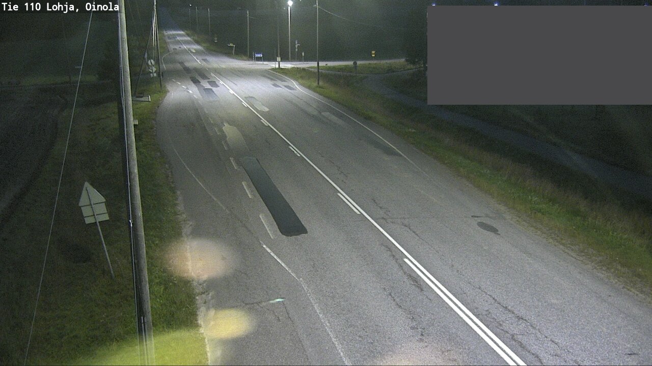 Weather Camera Image Väg 110 Lojo, Oinola, Lohja, Uusimaa