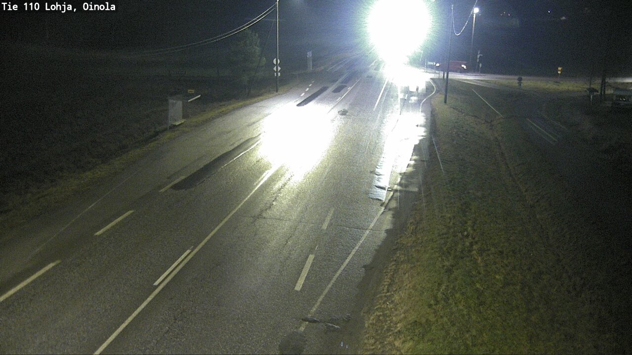 Weather Camera Image Väg 110 Lojo, Oinola, Lohja, Uusimaa