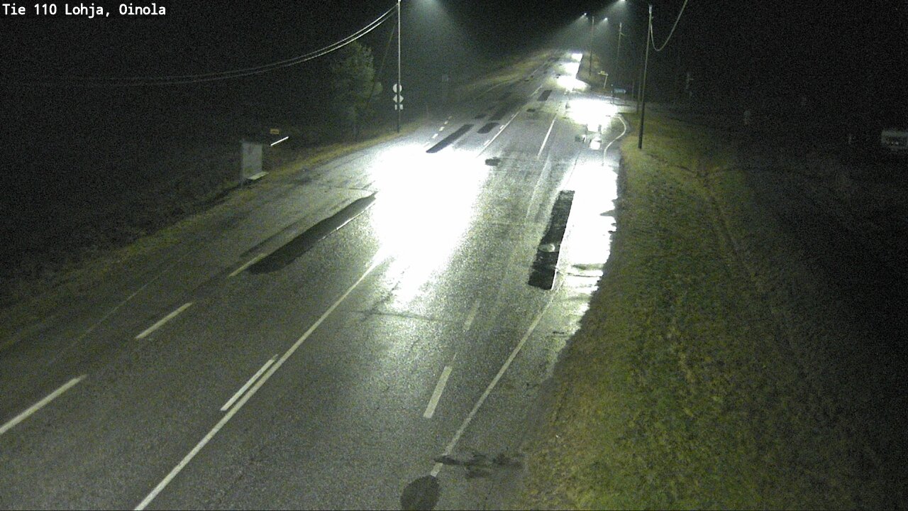 Weather Camera Image Väg 110 Lojo, Oinola, Lohja, Uusimaa