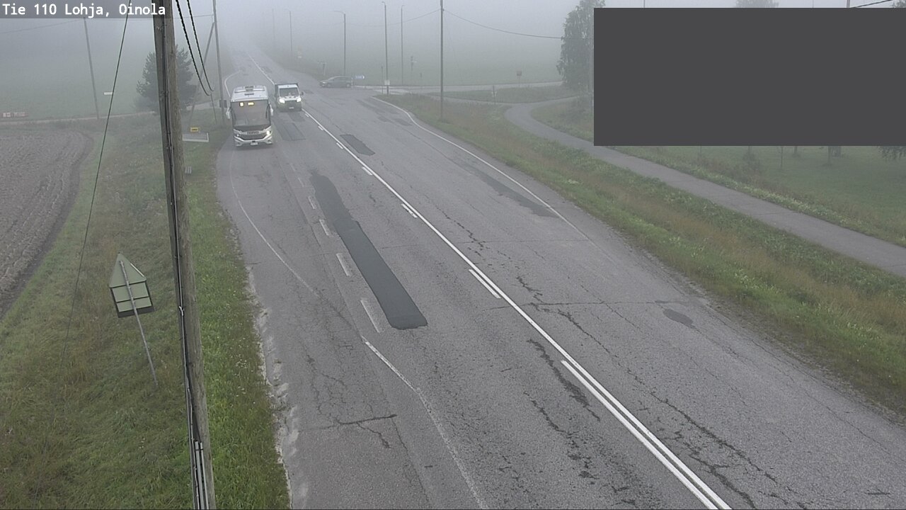 Weather Camera Image Väg 110 Lojo, Oinola, Lohja, Uusimaa