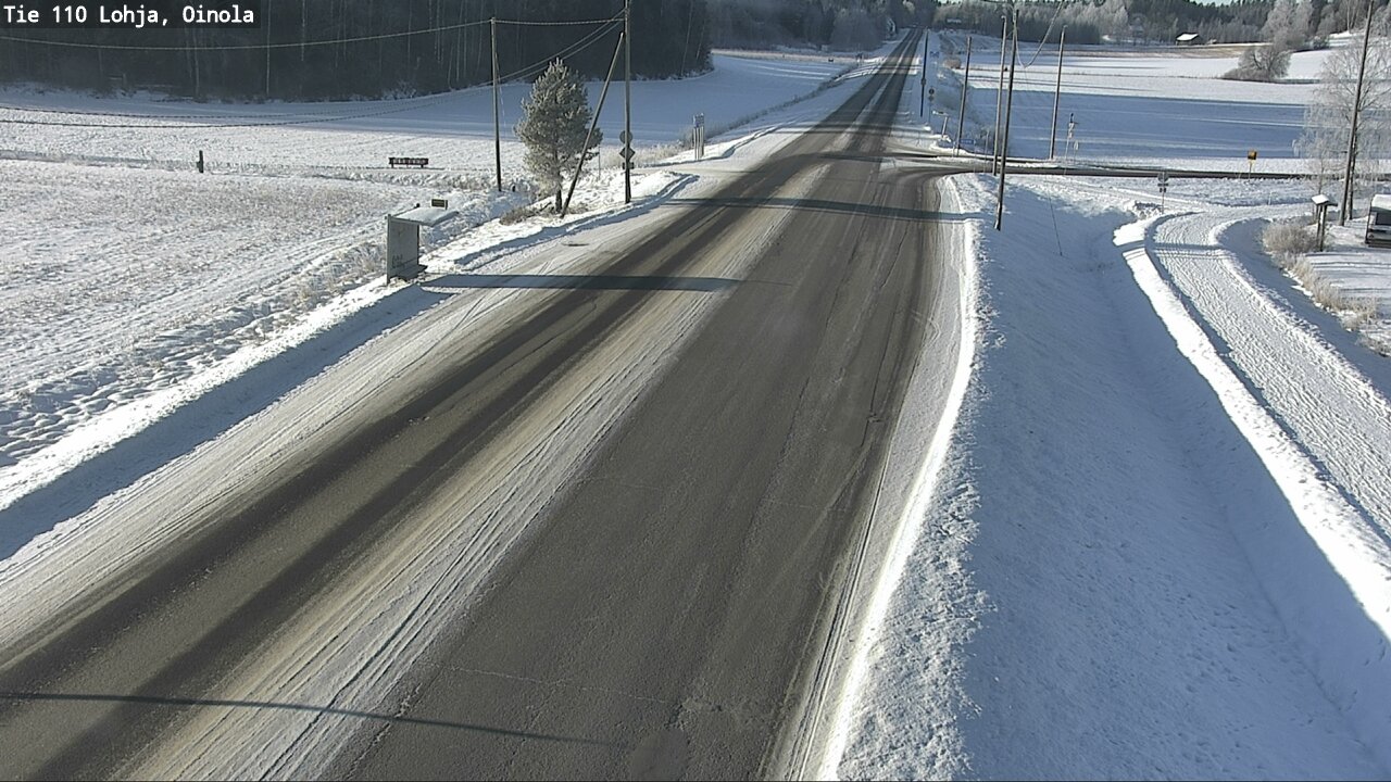 Weather Camera Image Road 110 Lohja, Oinola, Lohja, Uusimaa