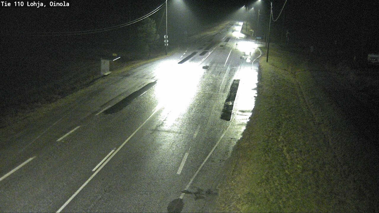 Weather Camera Image Väg 110 Lojo, Oinola, Lohja, Uusimaa