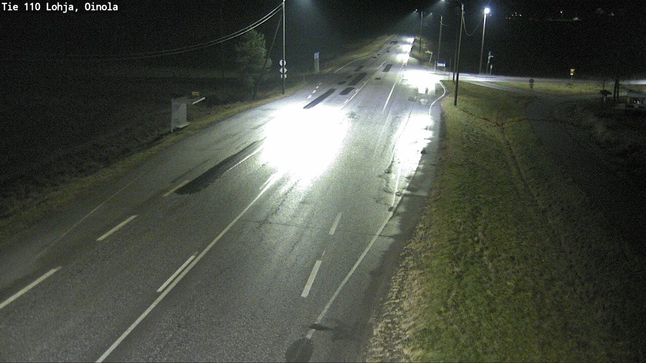 Weather Camera Image Väg 110 Lojo, Oinola, Lohja, Uusimaa