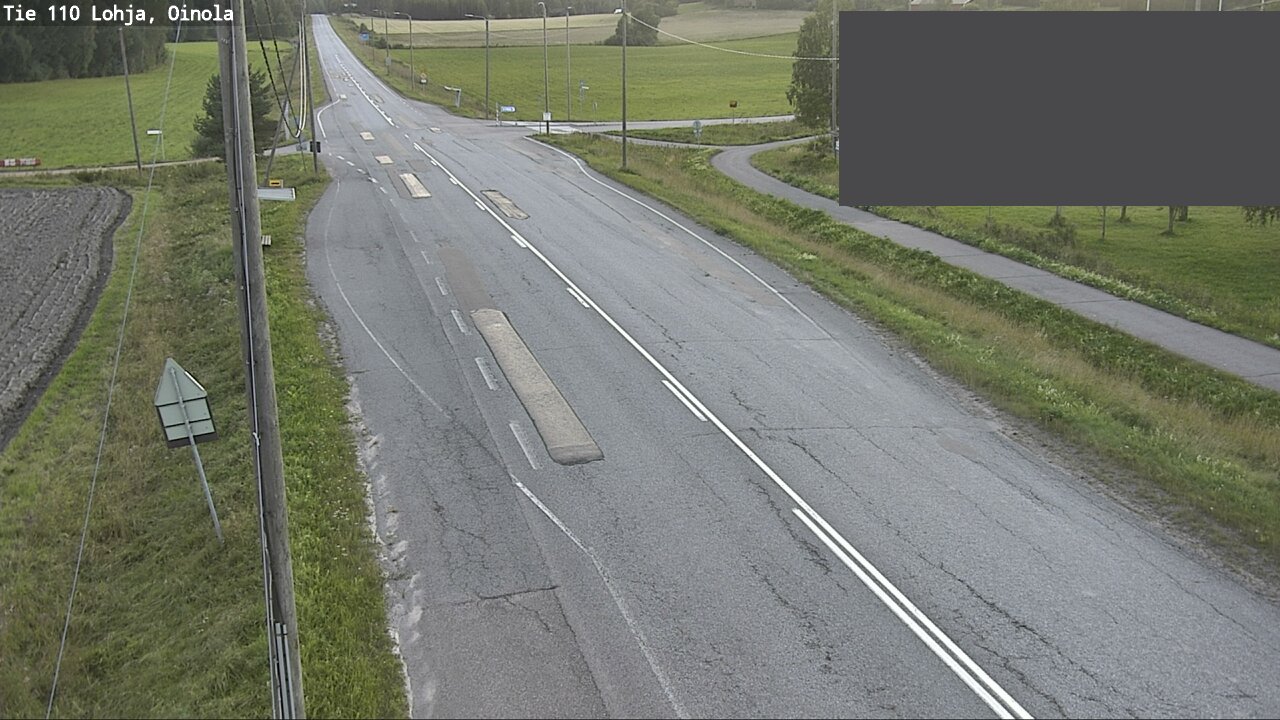 Weather Camera Image Väg 110 Lojo, Oinola, Lohja, Uusimaa