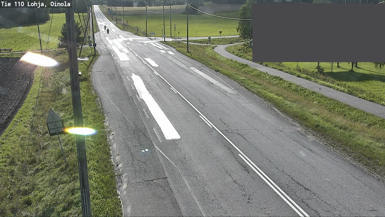 Weather Camera Image Väg 110 Lojo, Oinola, Lohja, Uusimaa