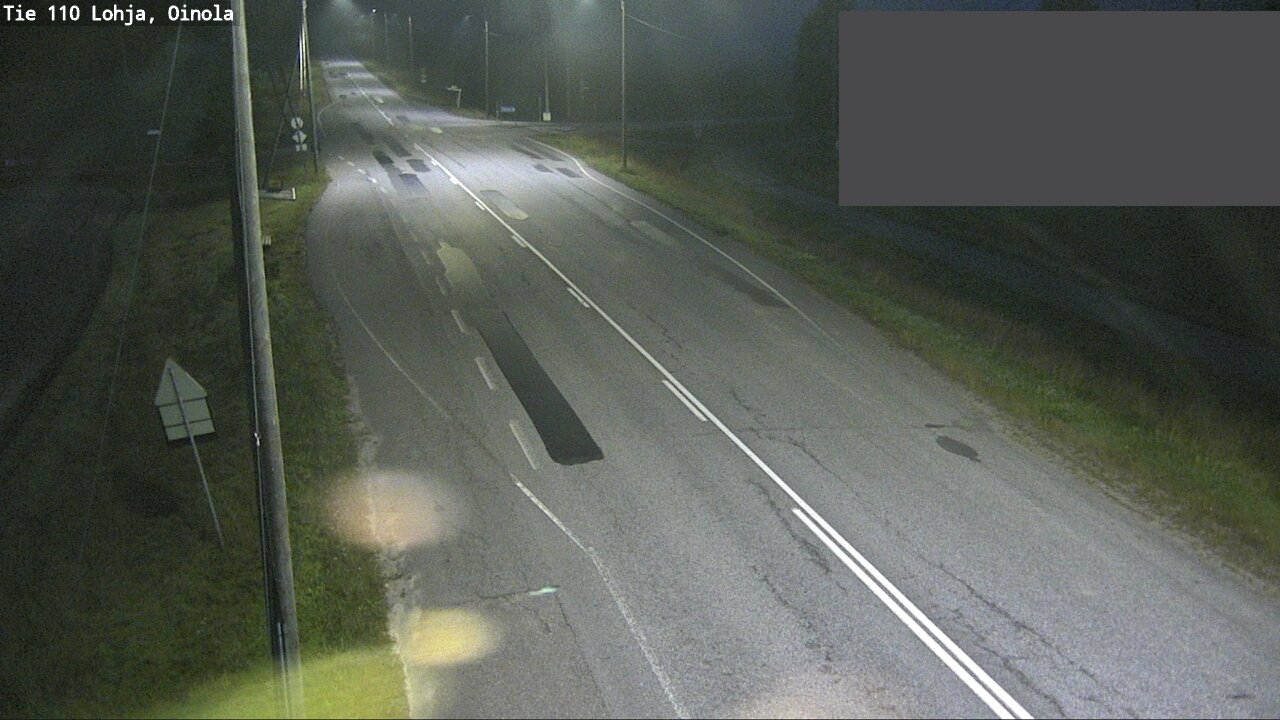 Weather Camera Image Väg 110 Lojo, Oinola, Lohja, Uusimaa