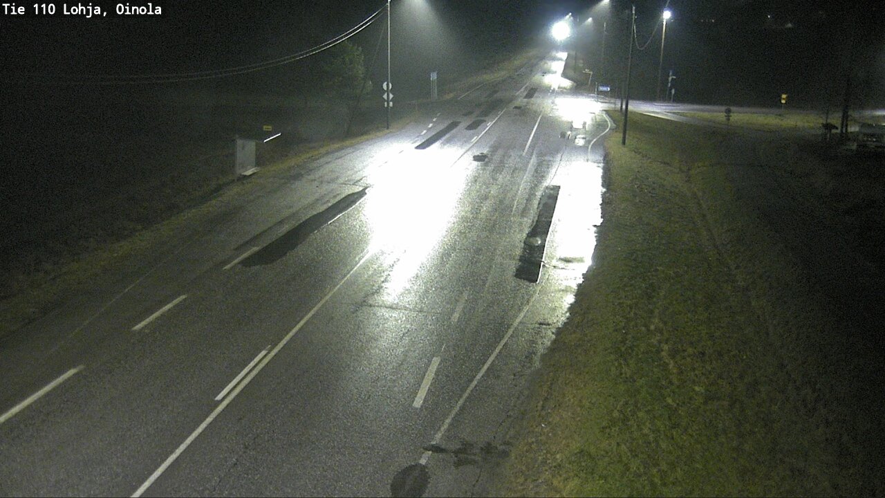 Weather Camera Image Väg 110 Lojo, Oinola, Lohja, Uusimaa