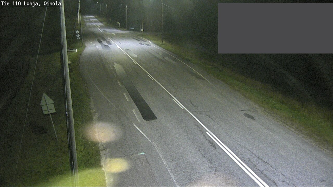 Weather Camera Image Väg 110 Lojo, Oinola, Lohja, Uusimaa