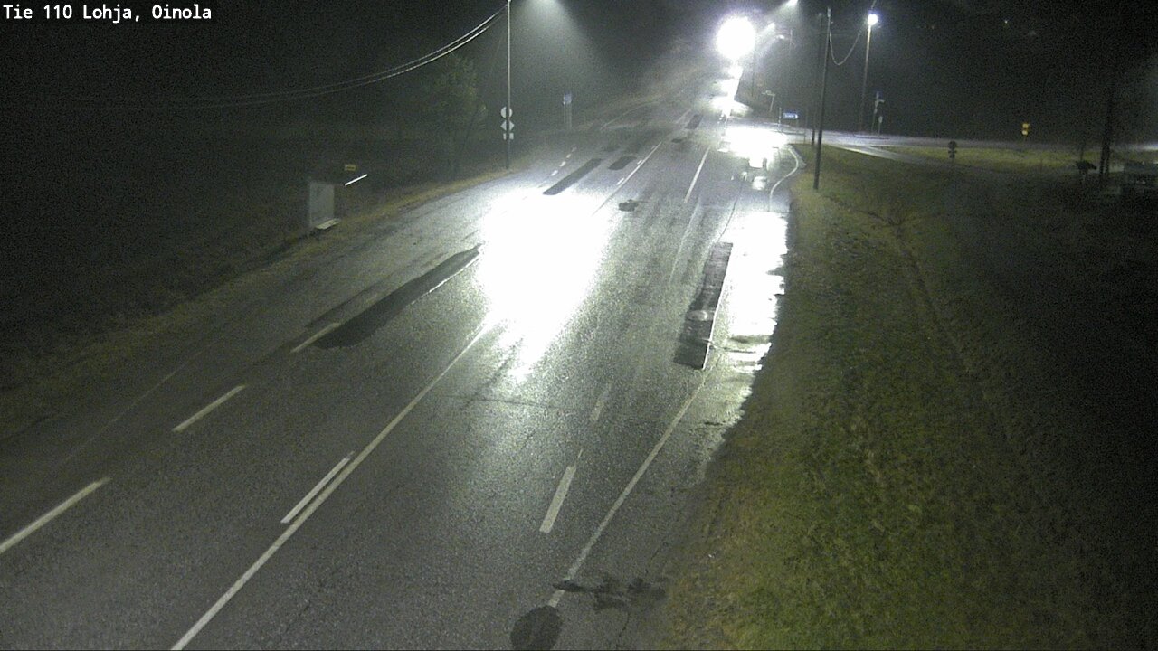 Weather Camera Image Väg 110 Lojo, Oinola, Lohja, Uusimaa