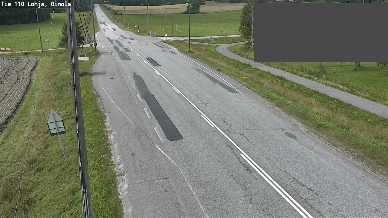 Weather Camera Image Road 110 Lohja, Oinola, Lohja, Uusimaa