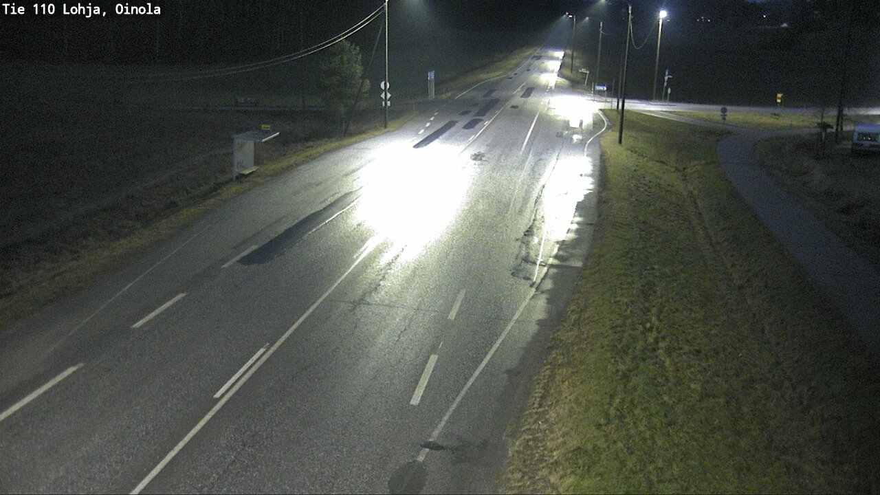 Weather Camera Image Väg 110 Lojo, Oinola, Lohja, Uusimaa