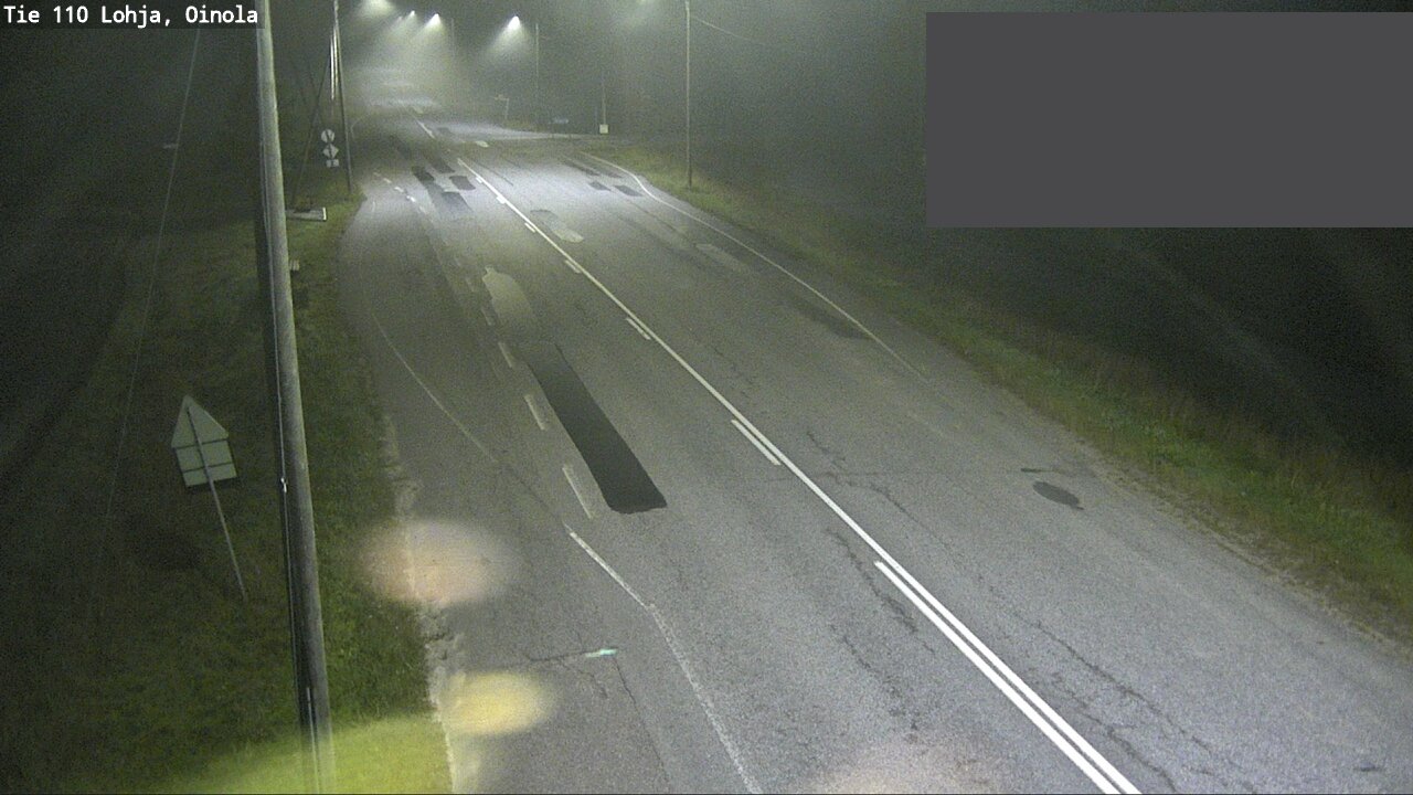 Weather Camera Image Väg 110 Lojo, Oinola, Lohja, Uusimaa