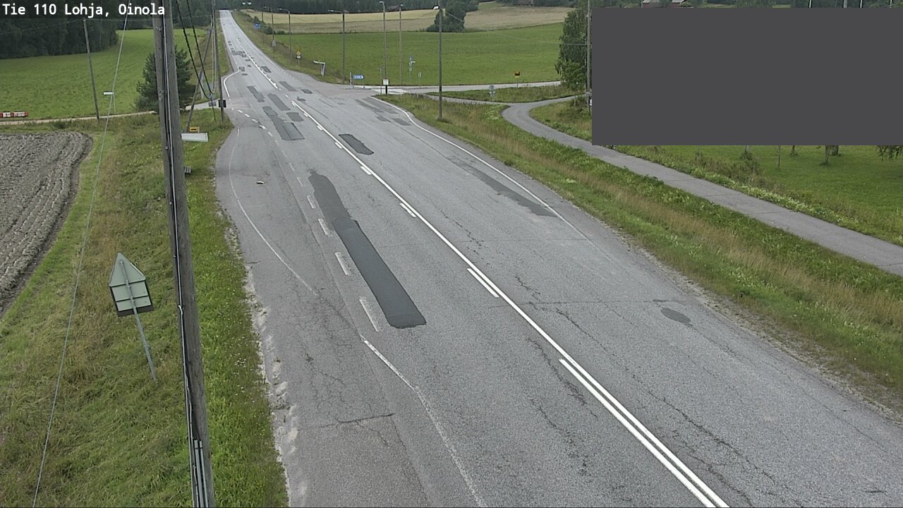Weather Camera Image Road 110 Lohja, Oinola, Lohja, Uusimaa