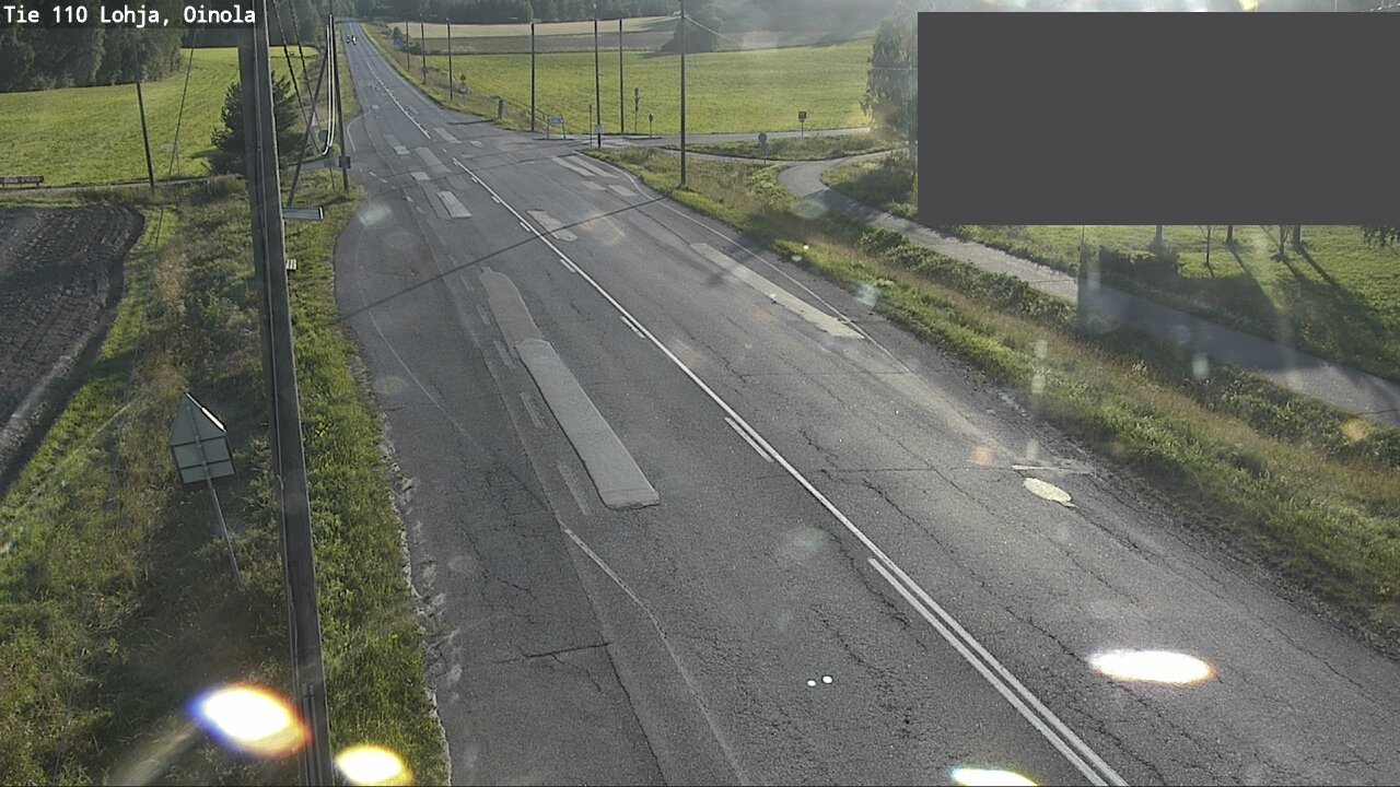 Weather Camera Image Väg 110 Lojo, Oinola, Lohja, Uusimaa
