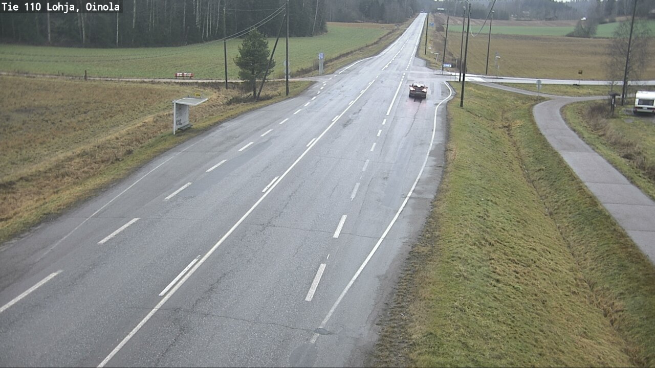 Weather Camera Image Väg 110 Lojo, Oinola, Lohja, Uusimaa