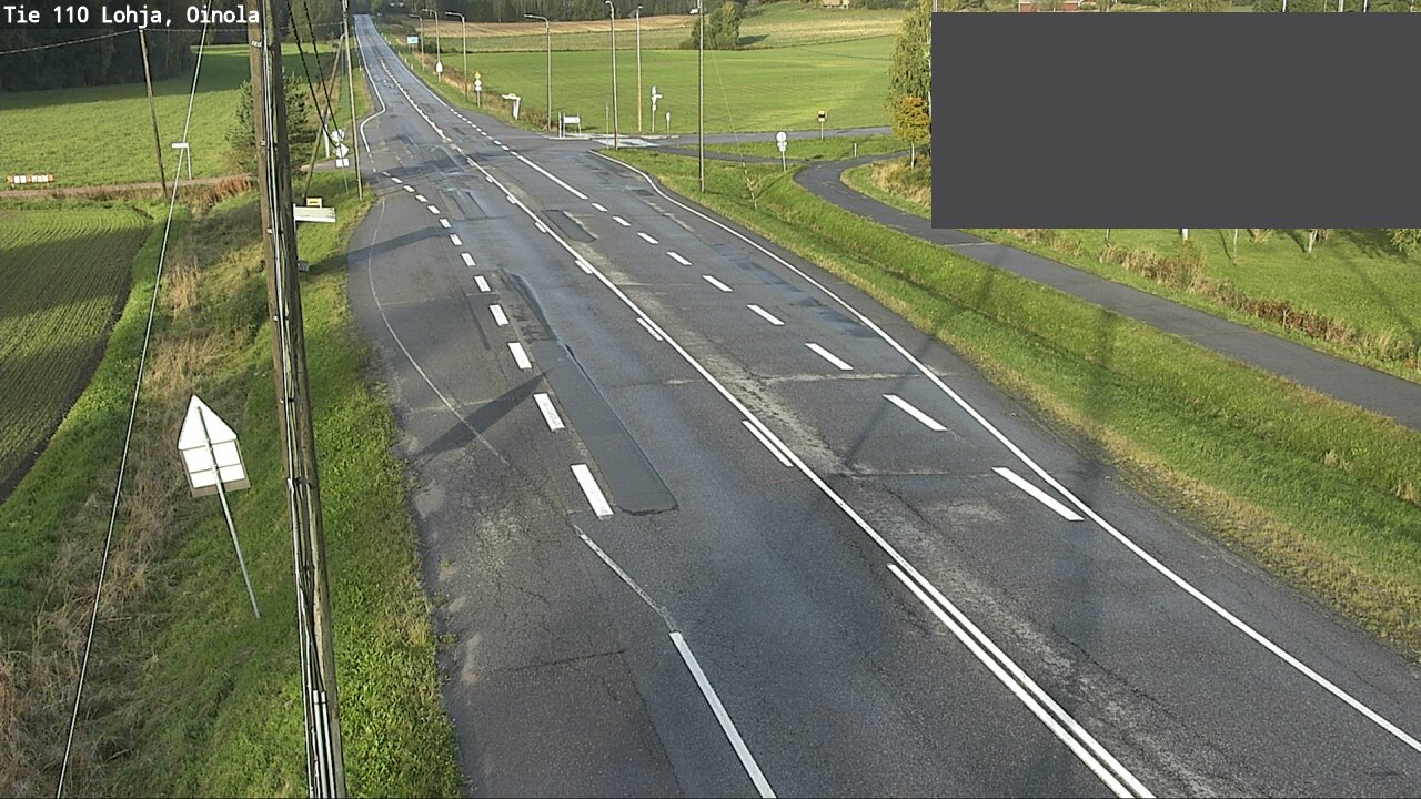 Weather Camera Image Väg 110 Lojo, Oinola, Lohja, Uusimaa