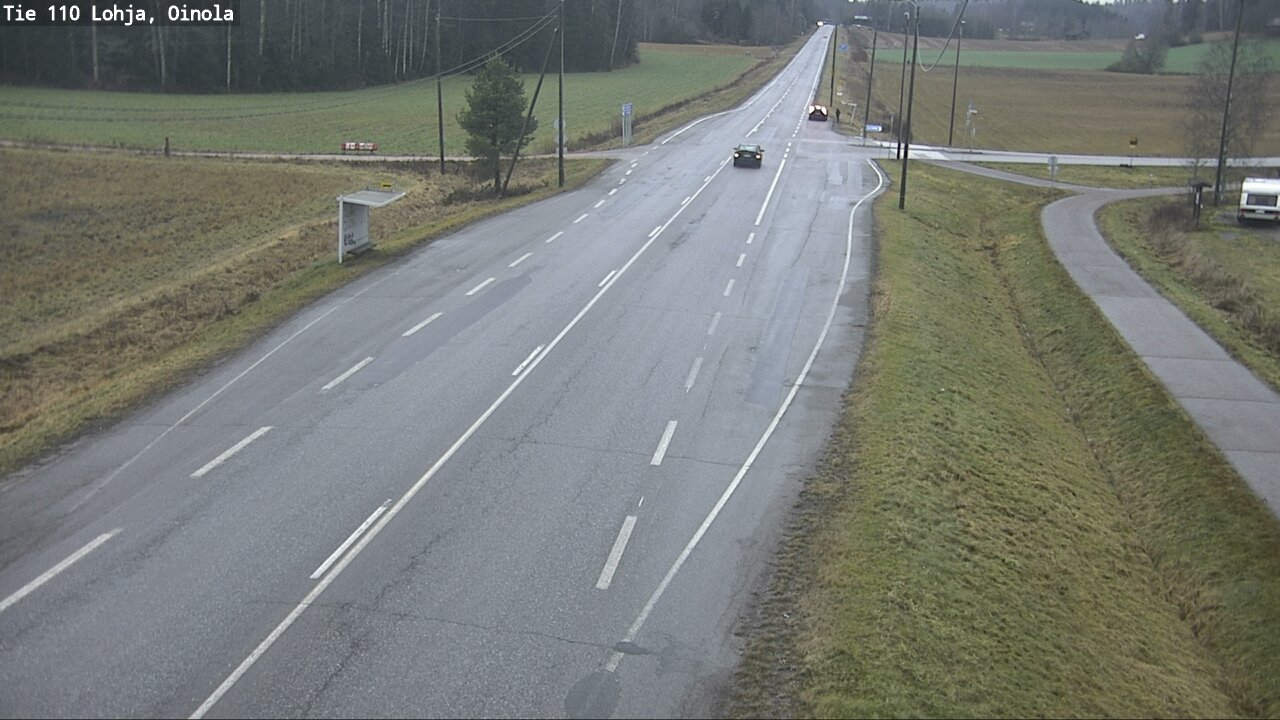 Weather Camera Image Väg 110 Lojo, Oinola, Lohja, Uusimaa
