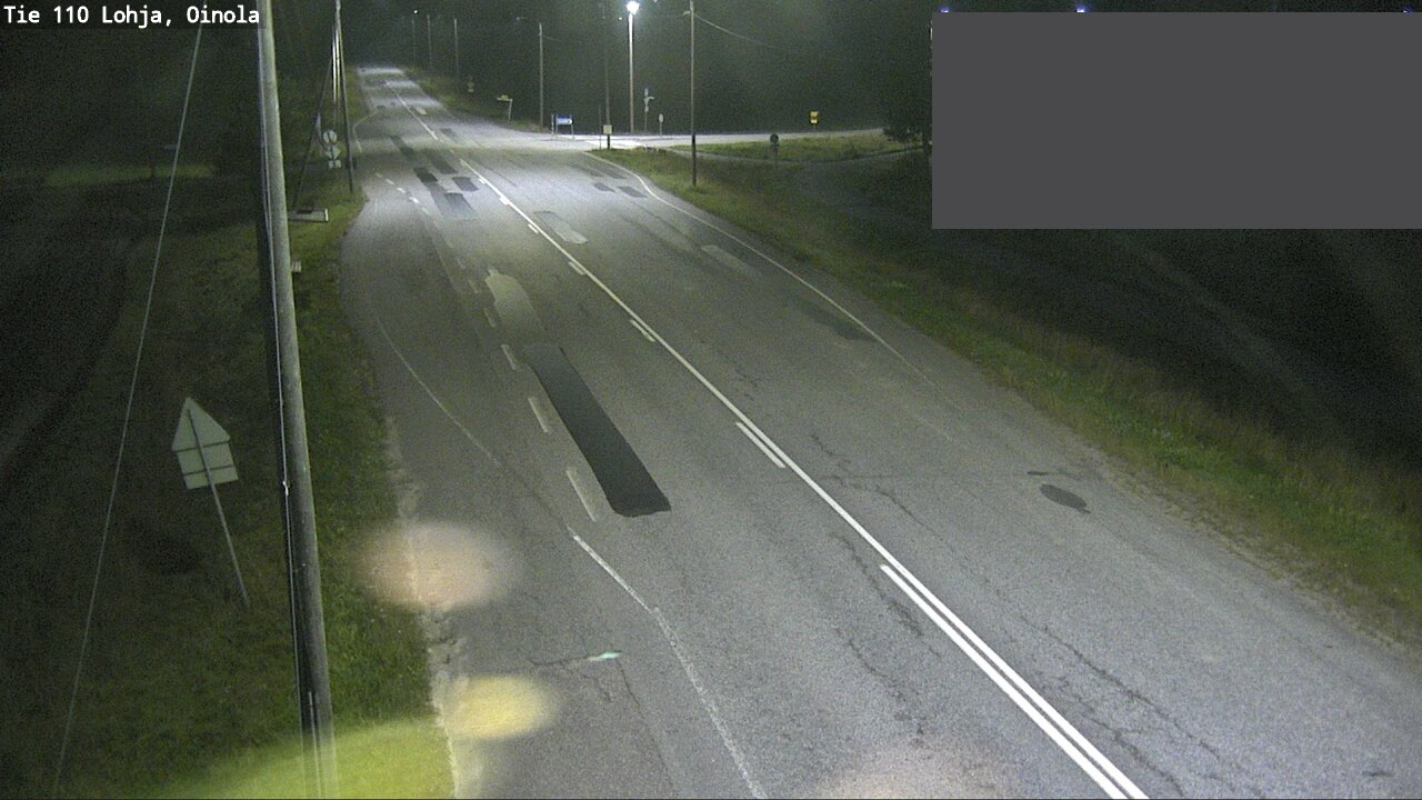 Weather Camera Image Väg 110 Lojo, Oinola, Lohja, Uusimaa