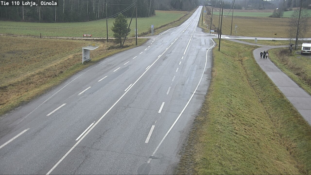 Weather Camera Image Väg 110 Lojo, Oinola, Lohja, Uusimaa