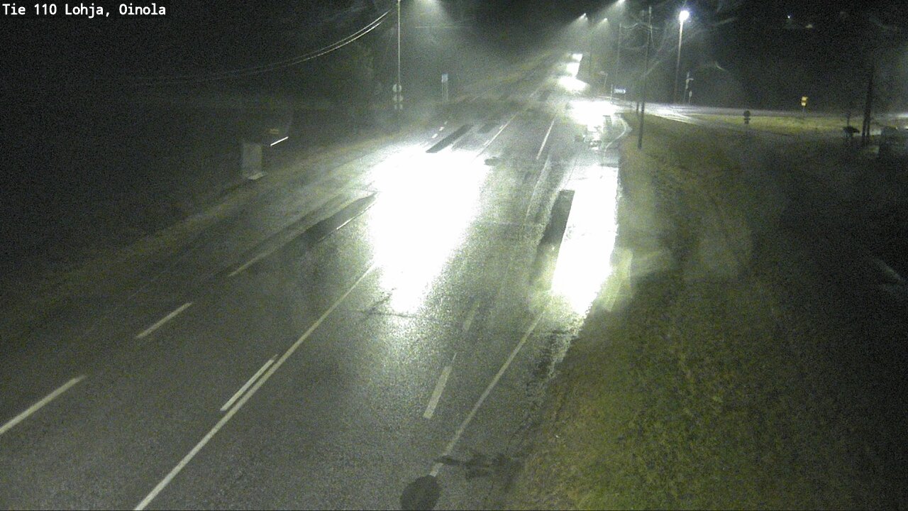 Weather Camera Image Väg 110 Lojo, Oinola, Lohja, Uusimaa
