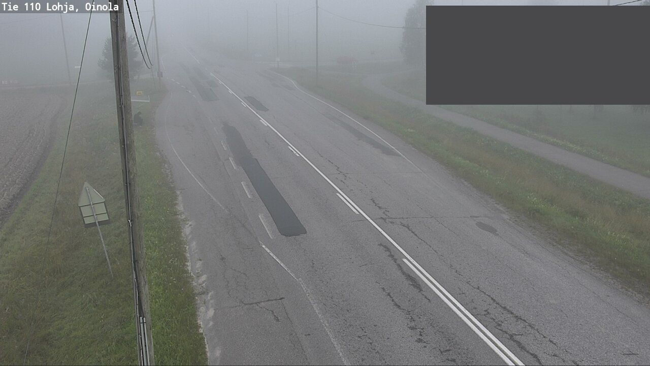 Weather Camera Image Väg 110 Lojo, Oinola, Lohja, Uusimaa