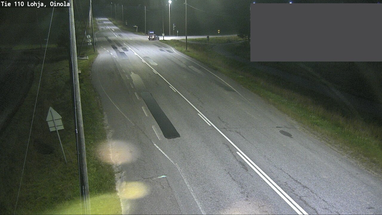 Weather Camera Image Väg 110 Lojo, Oinola, Lohja, Uusimaa