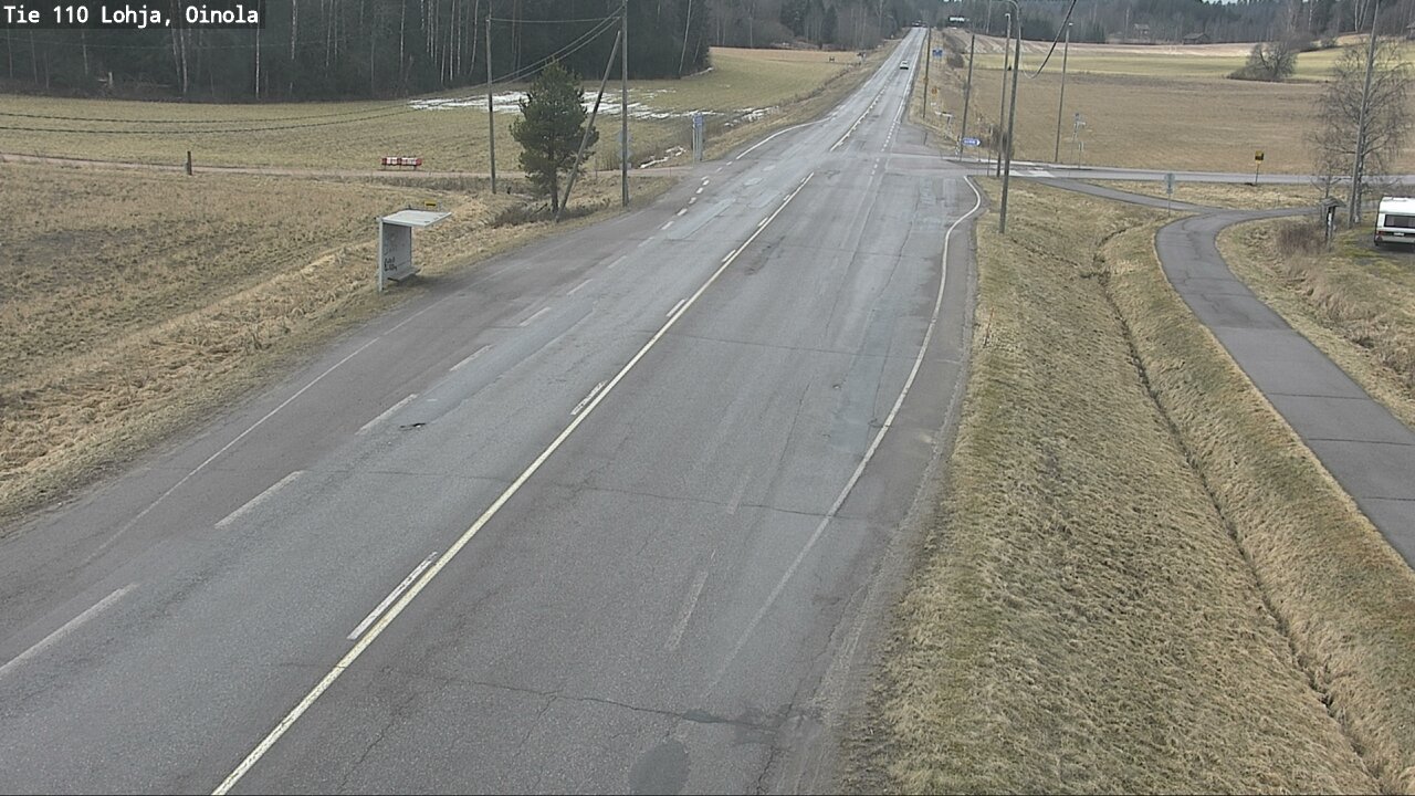 Weather Camera Image Road 110 Lohja, Oinola, Lohja, Uusimaa
