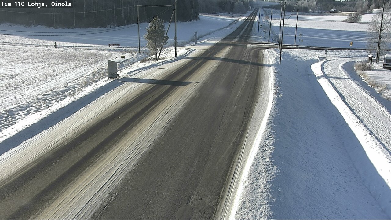 Weather Camera Image Road 110 Lohja, Oinola, Lohja, Uusimaa