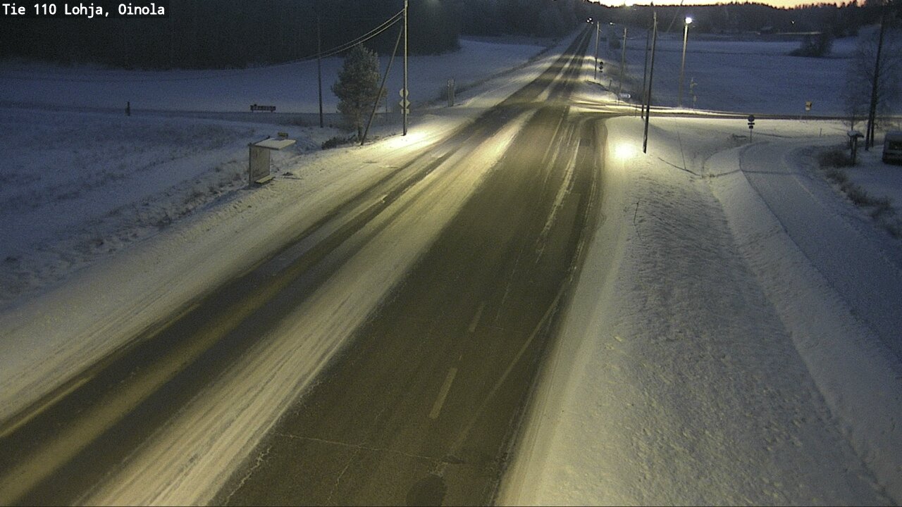 Weather Camera Image Road 110 Lohja, Oinola, Lohja, Uusimaa