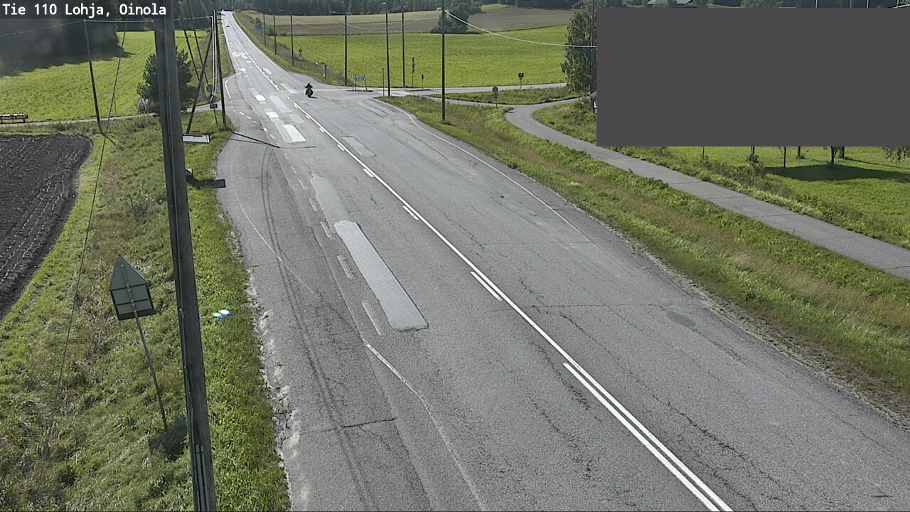 Weather Camera Image Väg 110 Lojo, Oinola, Lohja, Uusimaa