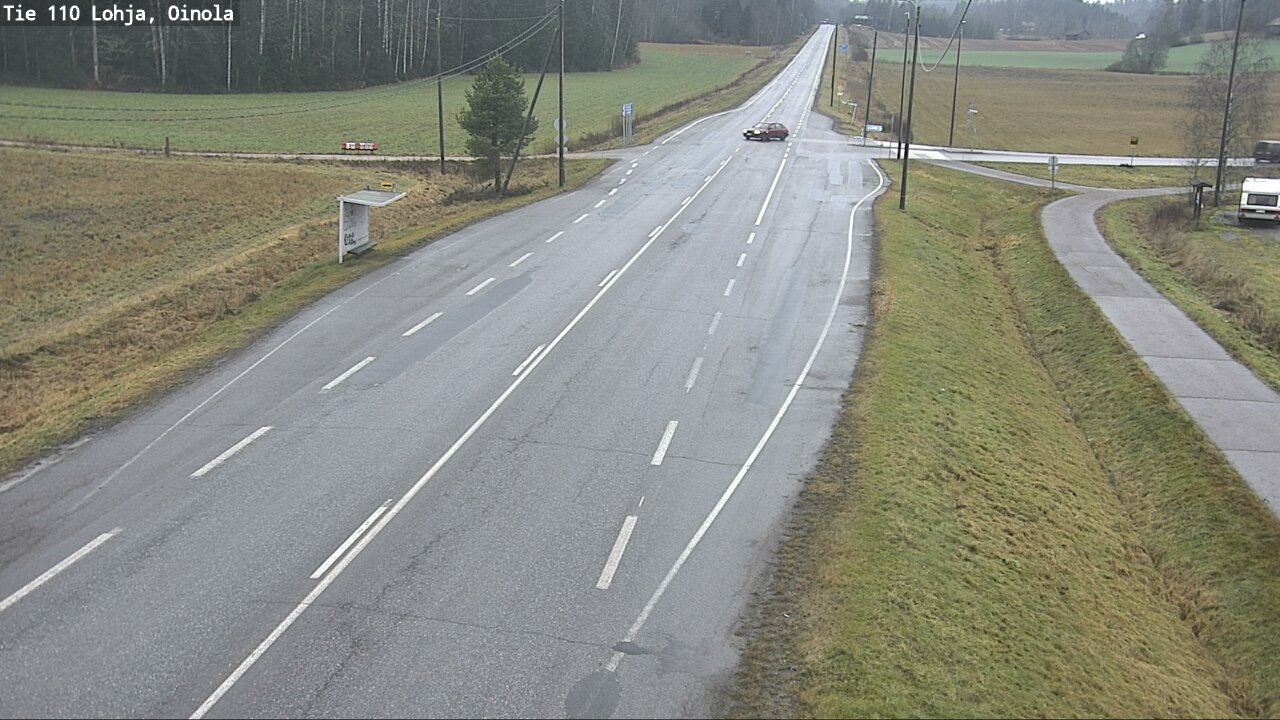 Weather Camera Image Väg 110 Lojo, Oinola, Lohja, Uusimaa