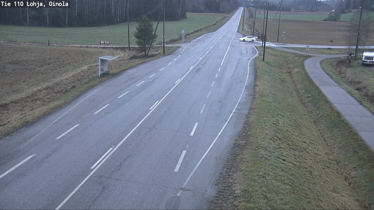 Weather Camera Image Väg 110 Lojo, Oinola, Lohja, Uusimaa