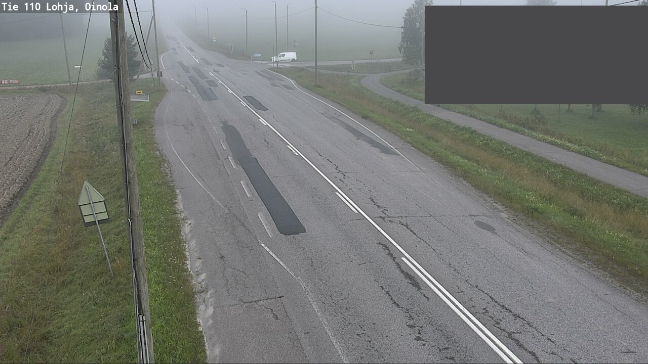 Weather Camera Image Väg 110 Lojo, Oinola, Lohja, Uusimaa