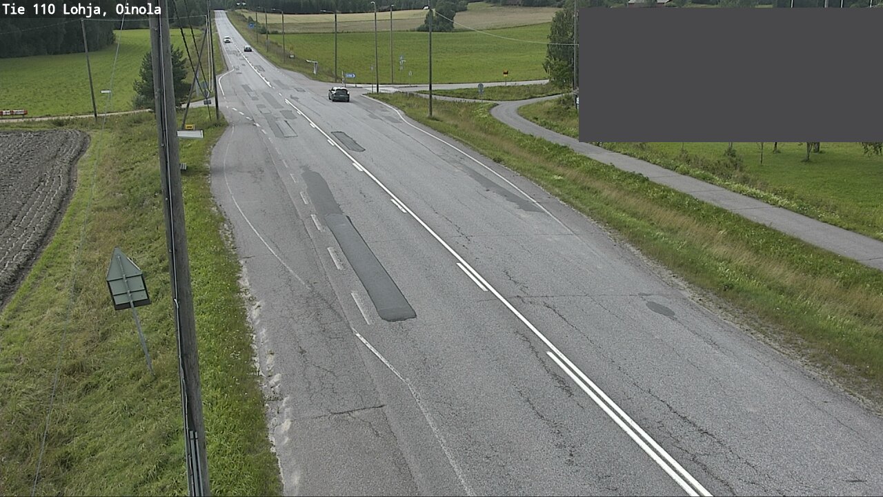 Weather Camera Image Väg 110 Lojo, Oinola, Lohja, Uusimaa