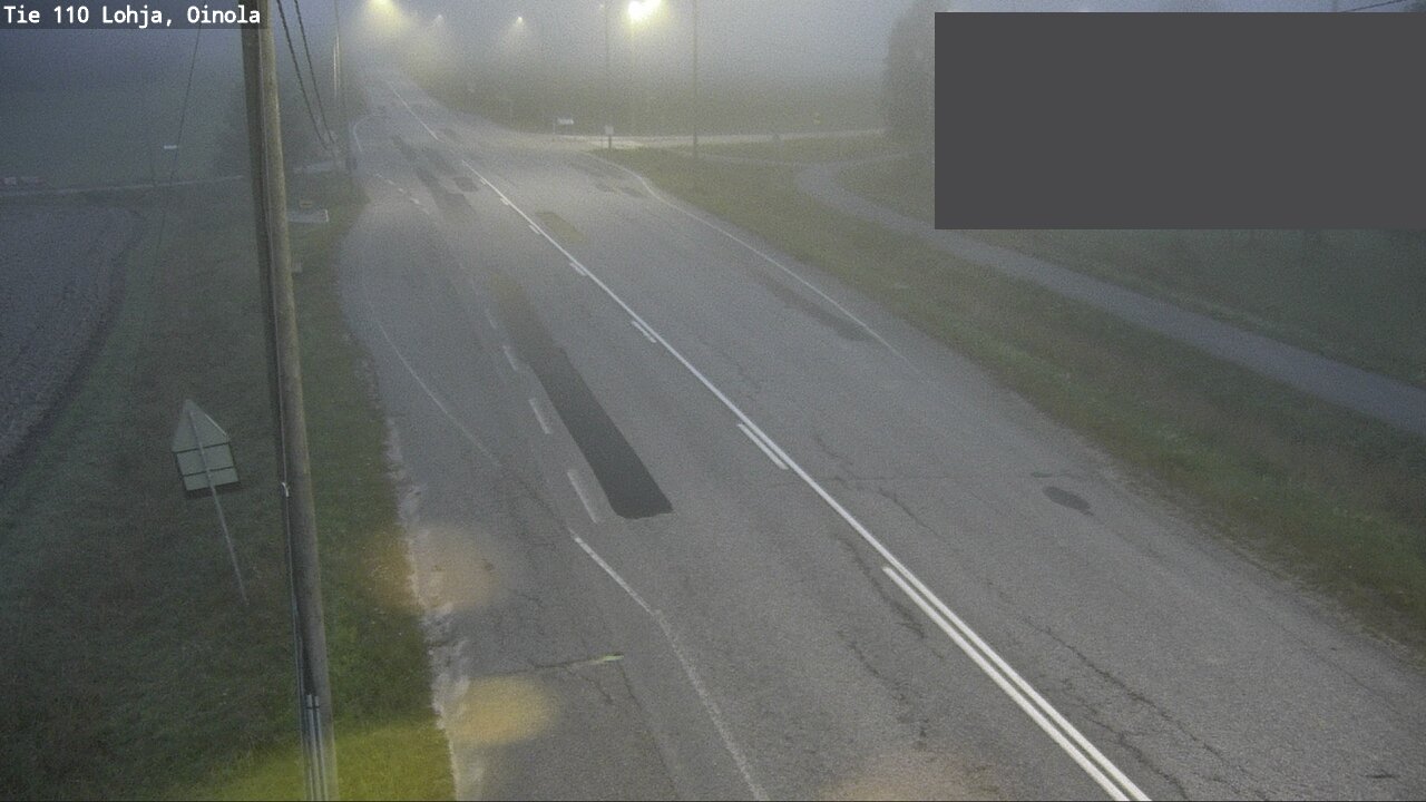 Weather Camera Image Väg 110 Lojo, Oinola, Lohja, Uusimaa