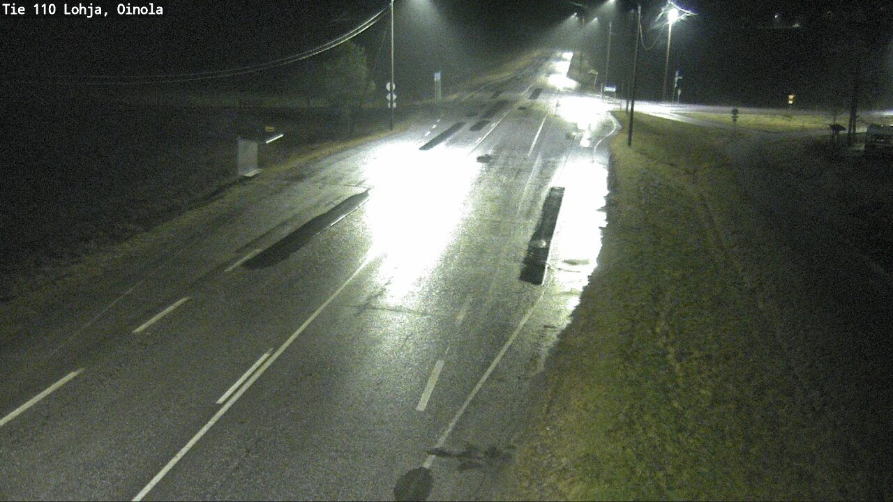 Weather Camera Image Väg 110 Lojo, Oinola, Lohja, Uusimaa